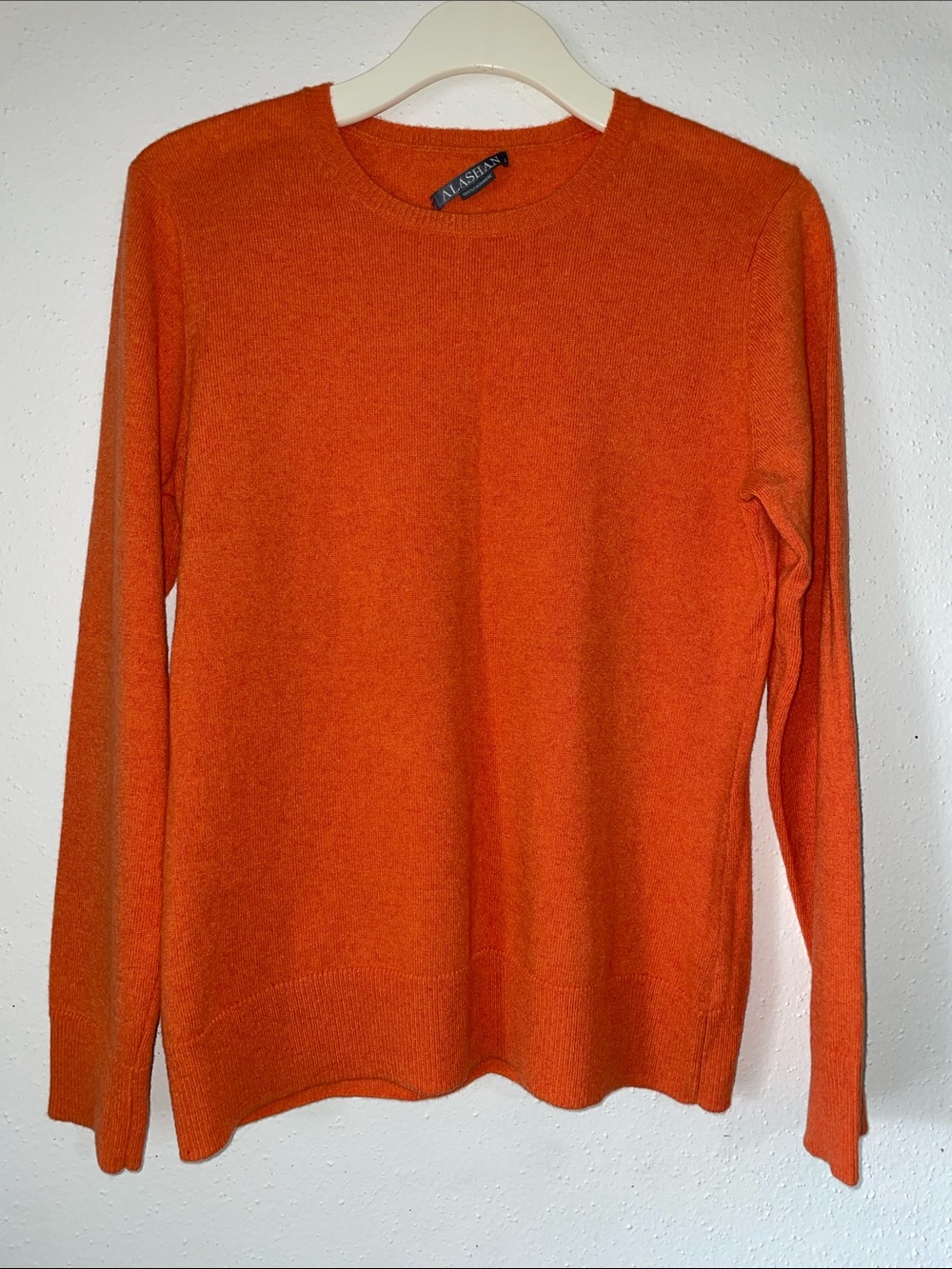 Alashan Orange Cashmere Sweater